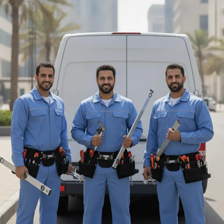 Glazier team in Tarif Kalba